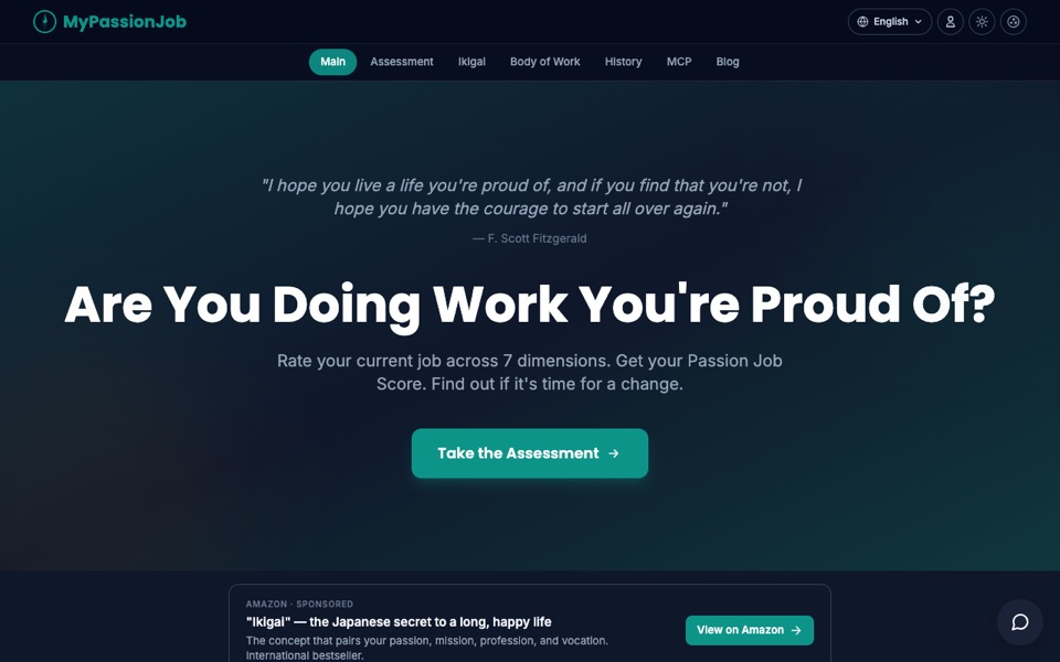 MyPassionJob — live product
